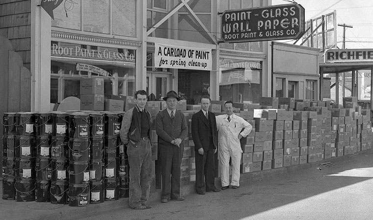 Carload of Murphy Paints, circa 1939 Photo credit: Jones Photo Historical Collection